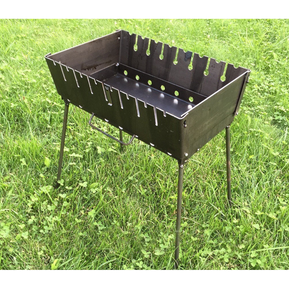 Мангал чемодан розкладний на 8 шампурів