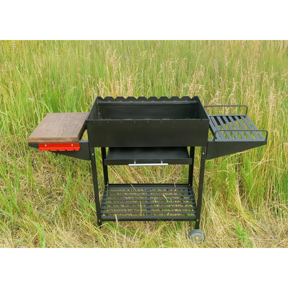 Мангал с зольником на 9 шампуром усиленный