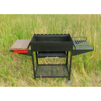 Мангал с зольником на 9 шампуром усиленный