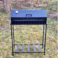 Мангал-барбекю 3 - 4 мм на 10 або 12 шампурів