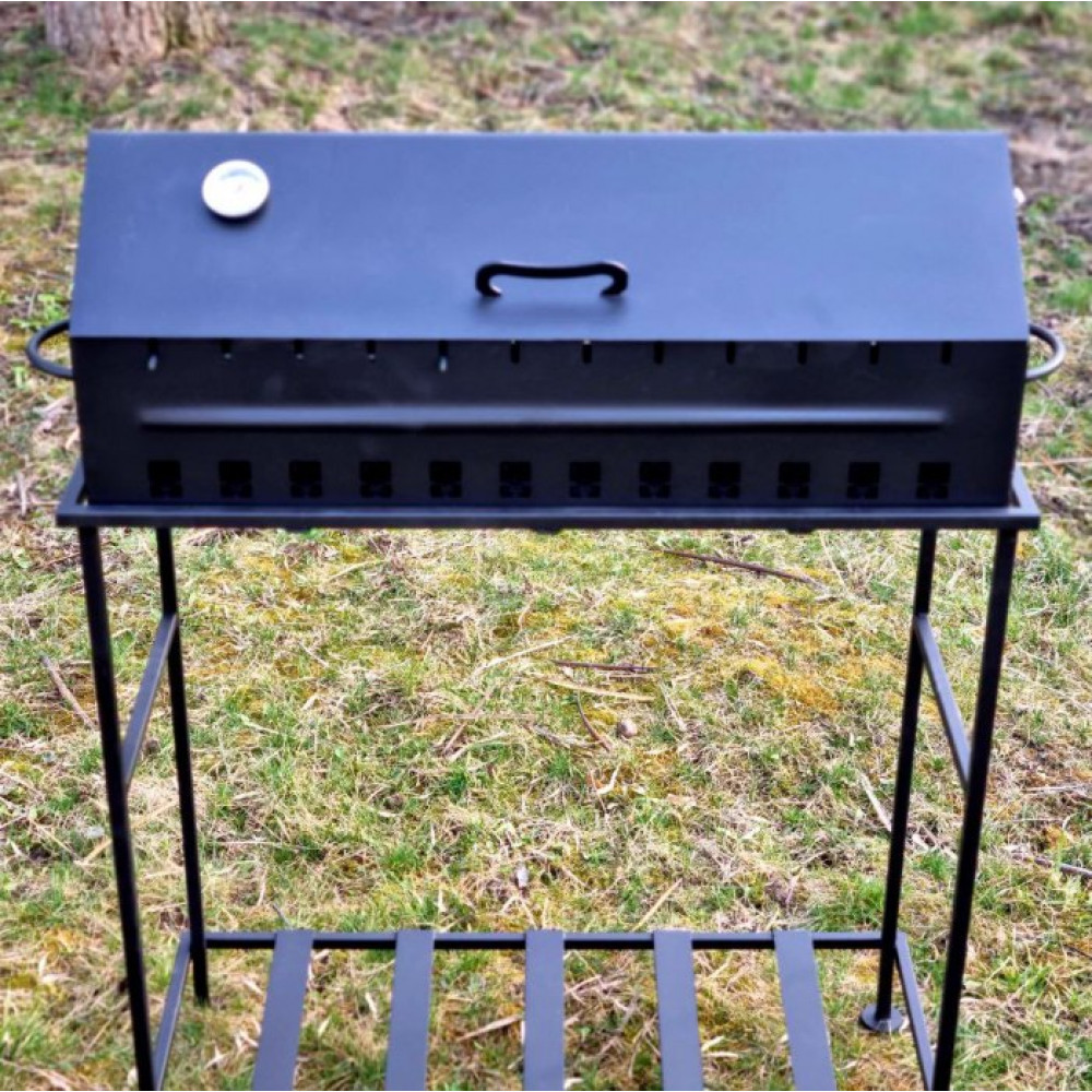 Мангал-барбекю 3 - 4 мм на 10 або 12 шампурів