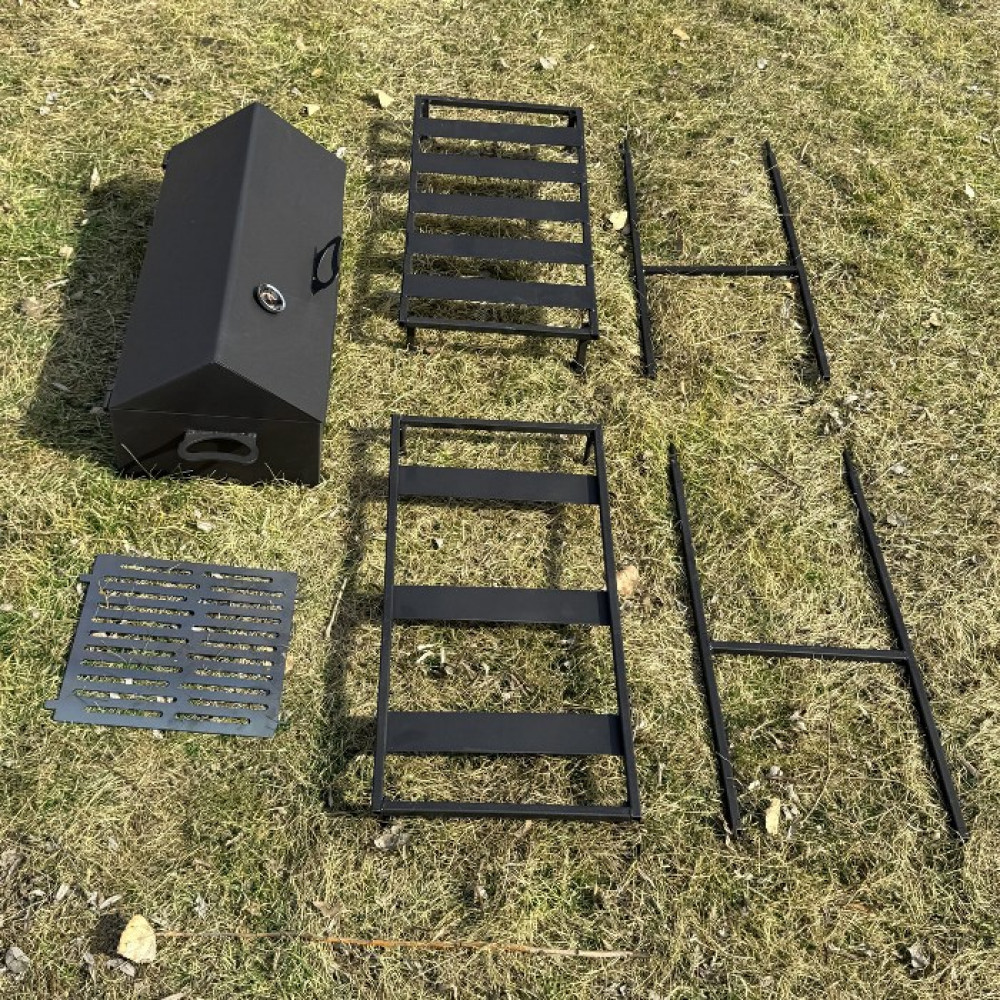 Мангал-барбекю 3 - 4 мм на 10 або 12 шампурів