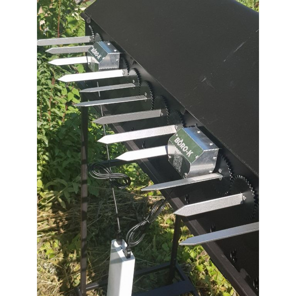 Мангал-барбекю 3 мм АВТОМАТИЧНИЙ на 10 або 12 шампурів