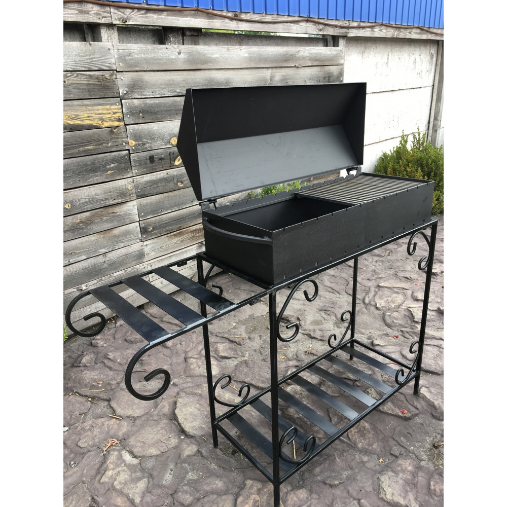 Мангал-барбекю 3 мм на 12 шампурів