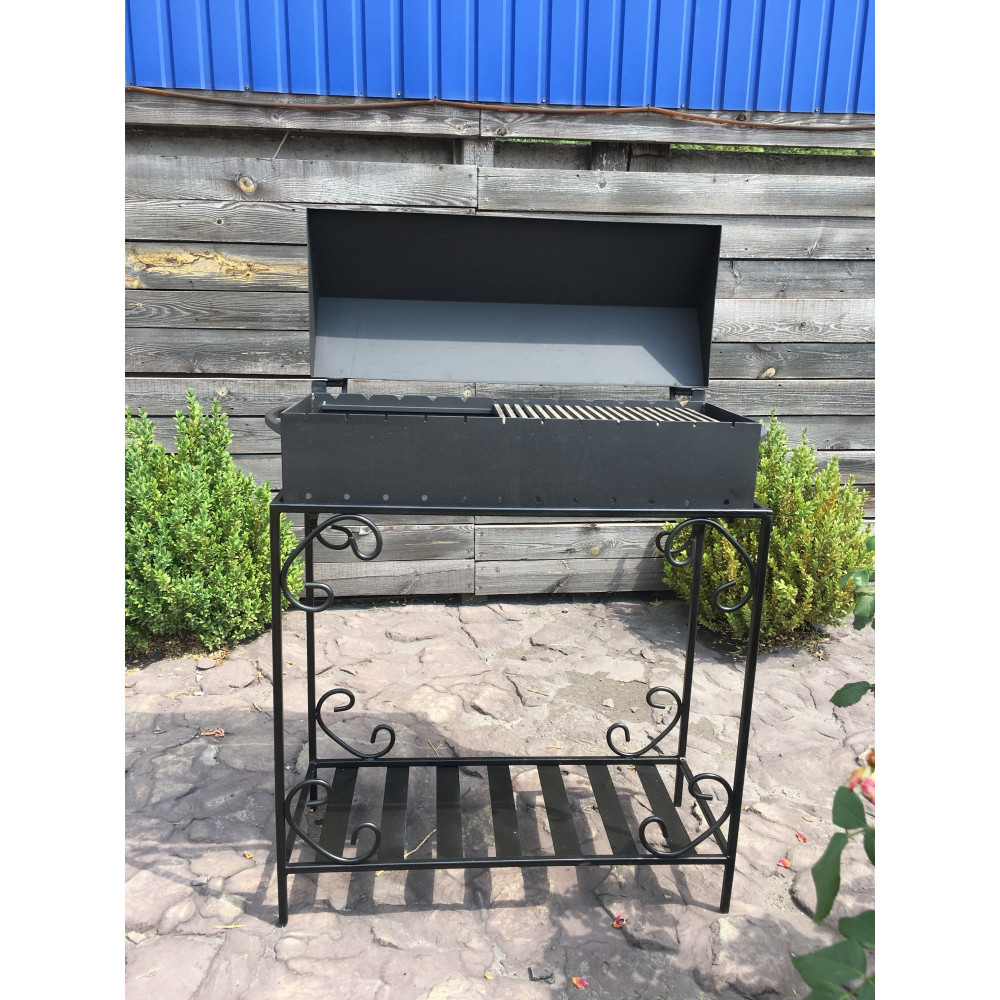 Мангал-барбекю 3 мм на 12 шампурів