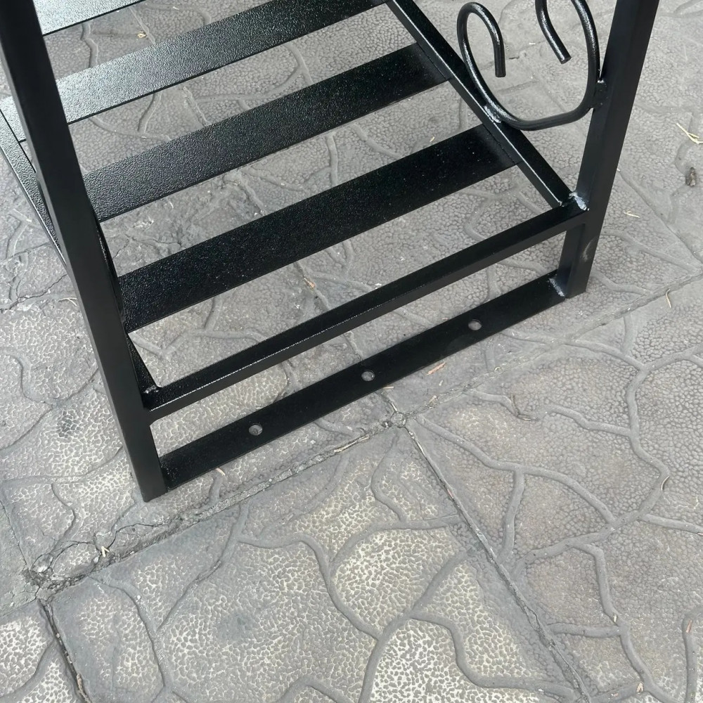 Мангал-барбекю 4 мм на 12 шампурів з дахом