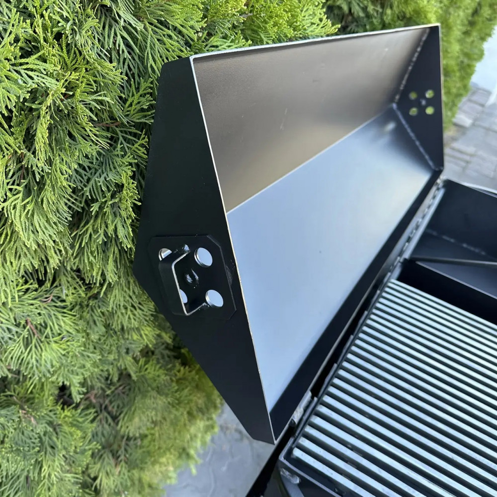 Мангал-барбекю 4 мм на 15 шампурів з решіткою-гриль