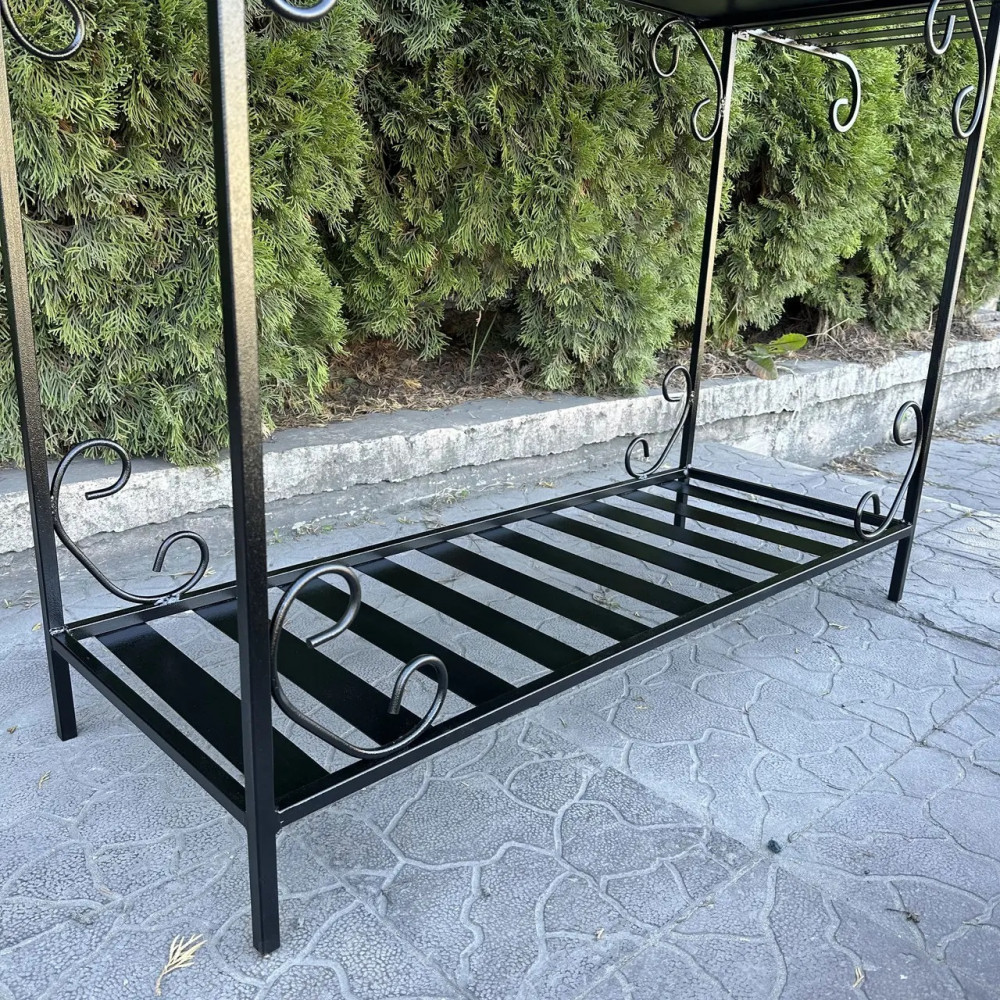 Мангал-барбекю 4 мм на 15 шампурів з решіткою-гриль