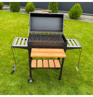 Мангал-барбекю 4 мм на 8 шампуров с решеткой (усиленный)