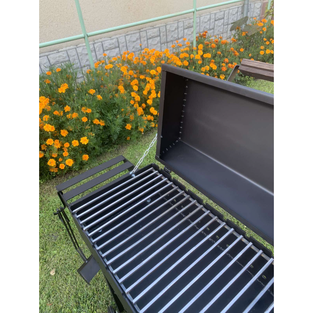 Мангал-барбекю 4 мм посилений на 8 шампурів