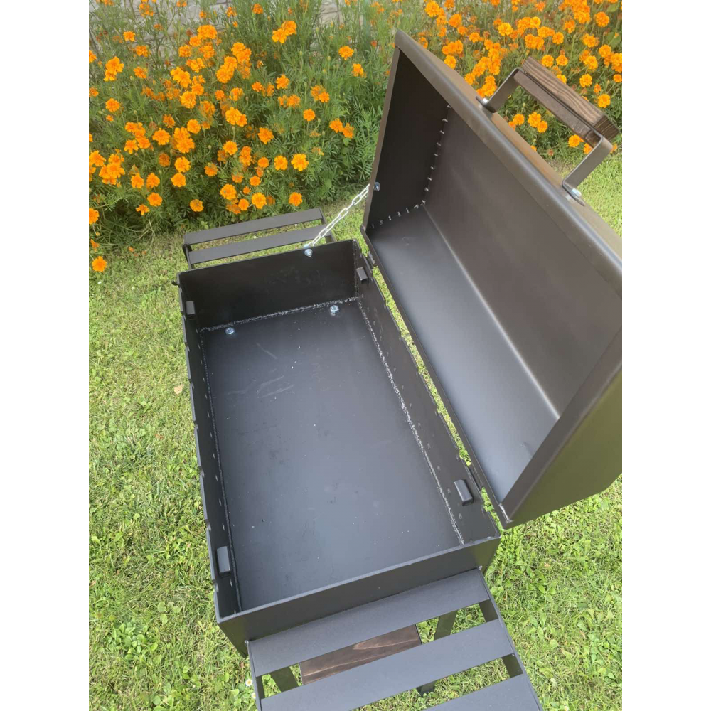 Мангал-барбекю 4 мм посилений на 8 шампурів