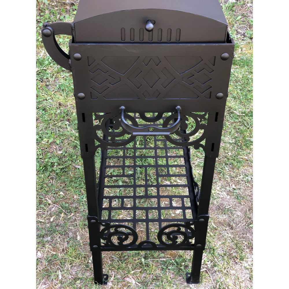 Мангал-барбекю 6 мм Diamond з кришкою та термометром