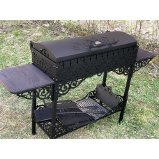 Мангал-барбекю 6 мм Diamond з кришкою та термометром