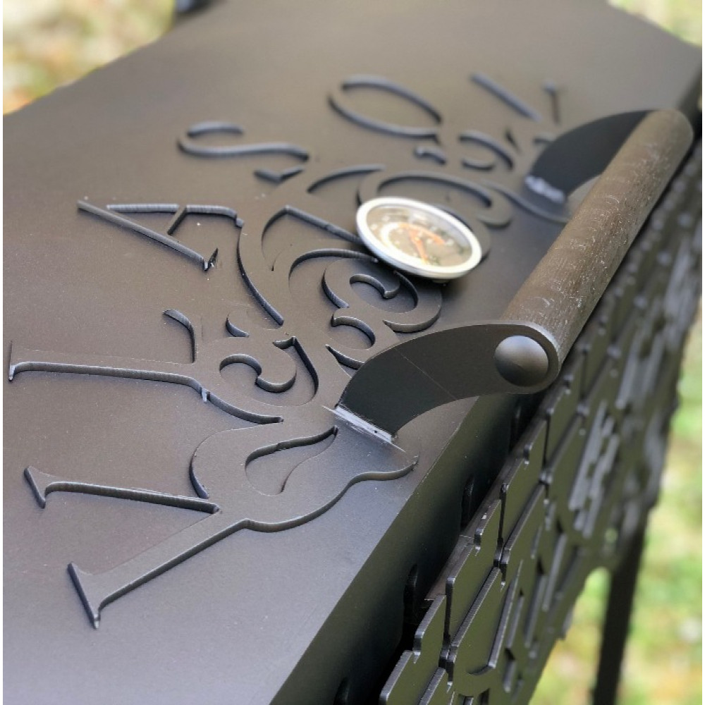 Мангал-барбекю 6 мм Diamond з кришкою та термометром