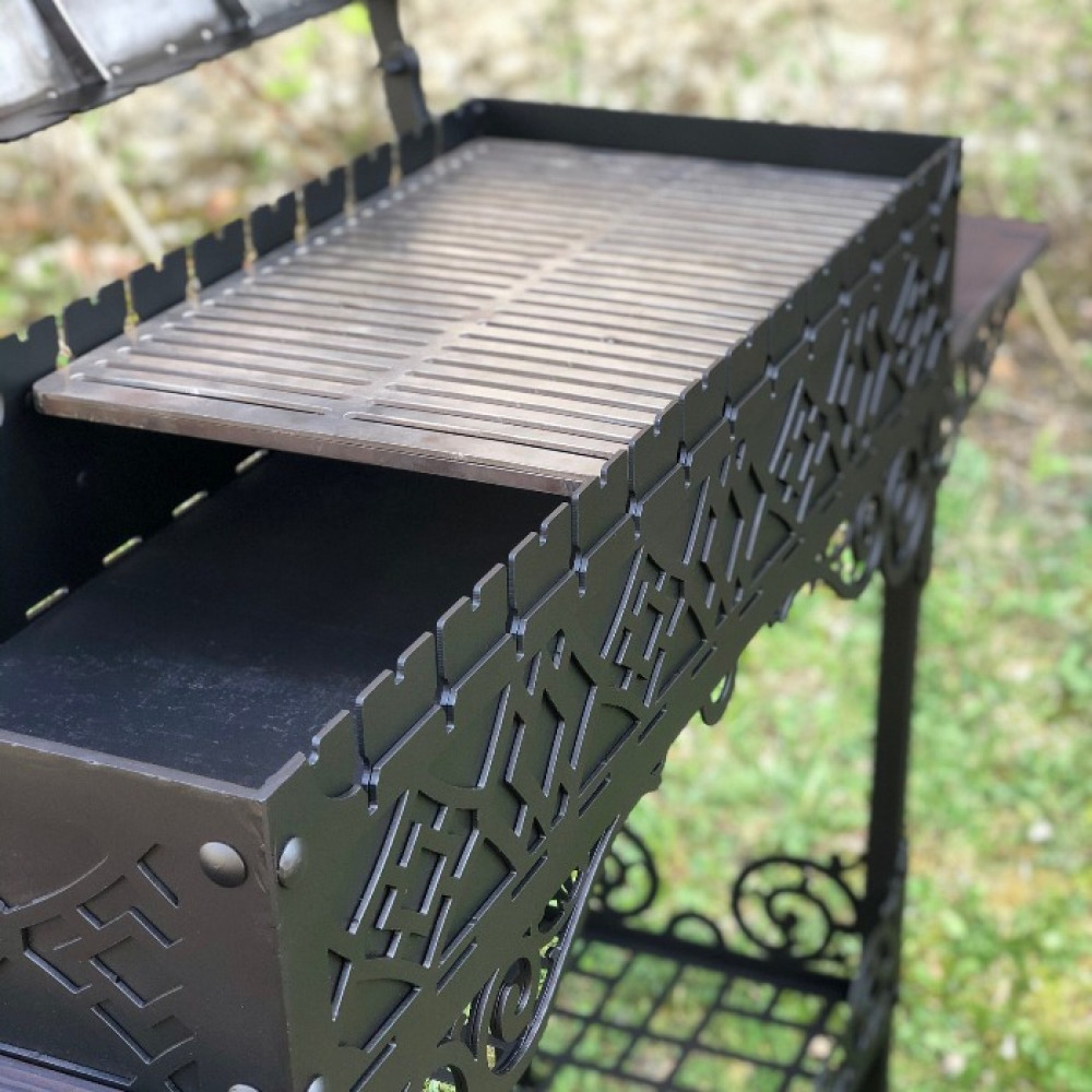 Мангал-барбекю 6 мм Diamond з кришкою та термометром