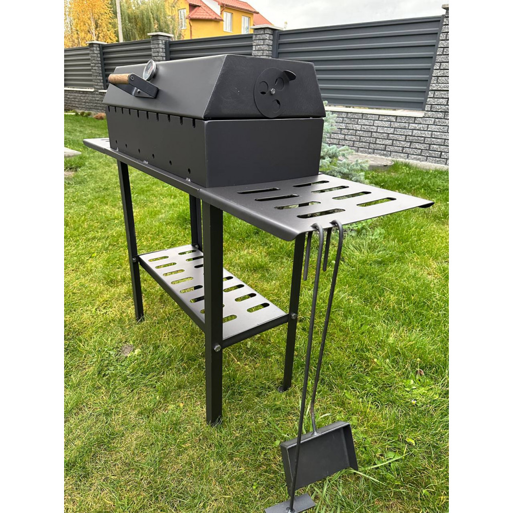 Мангал-гриль 4 мм посилений на 10 шампурів