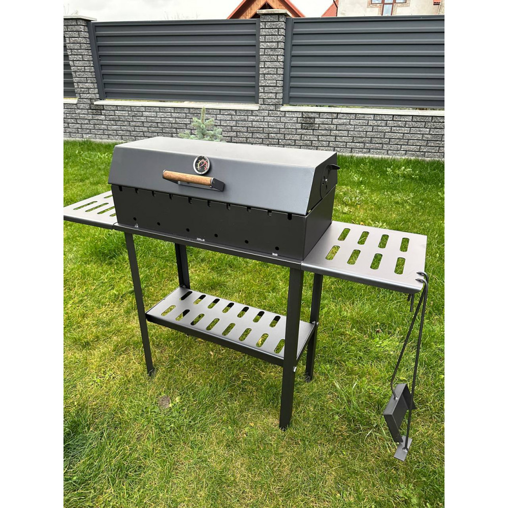 Мангал-гриль 4 мм посилений на 10 шампурів