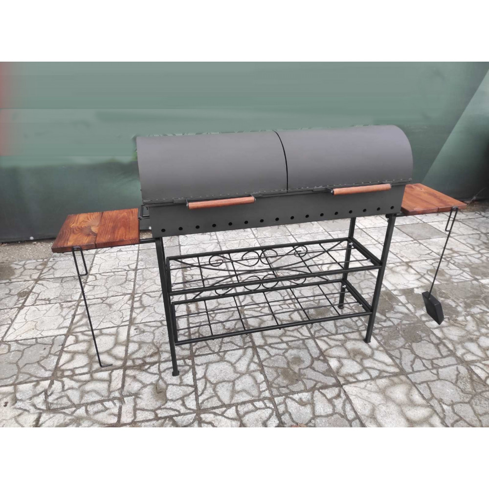 Мангал-гриль стаціонарний 5 мм + ПОДАРУНОК