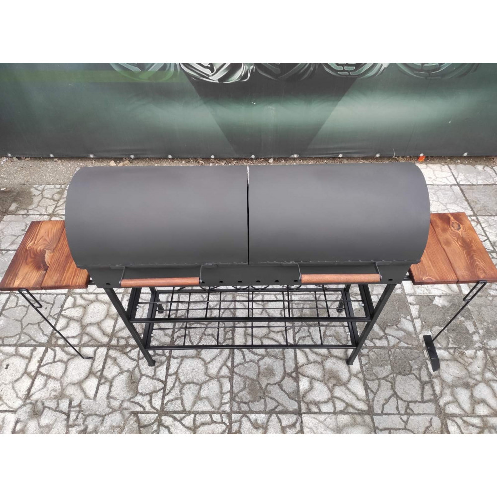 Мангал-гриль стаціонарний 5 мм + ПОДАРУНОК