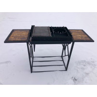 Мангал-лофт на 13 шампурів з гратами-гриль та підставкою під казан