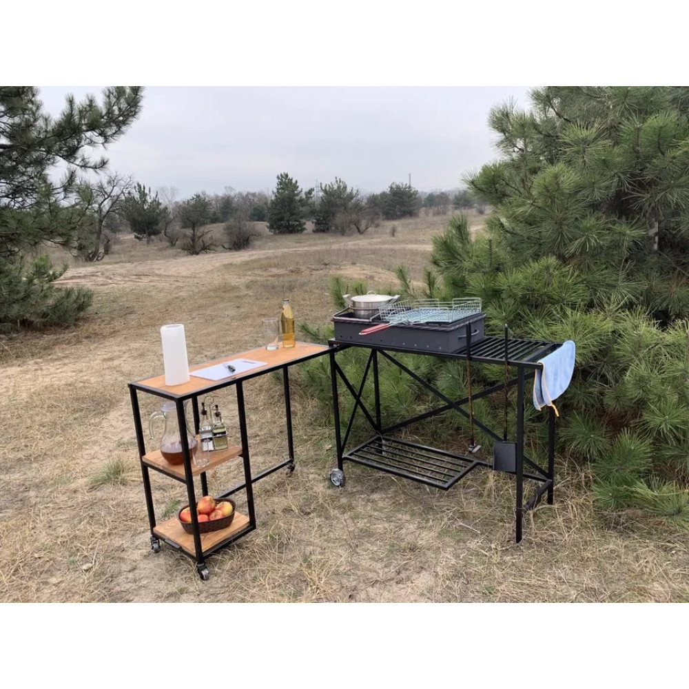 Мангал-трансфомер на 10 шампурів