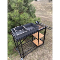 Мангал-трансфомер на 10 шампурів