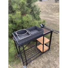 Мангал-трансфомер на 10 шампурів