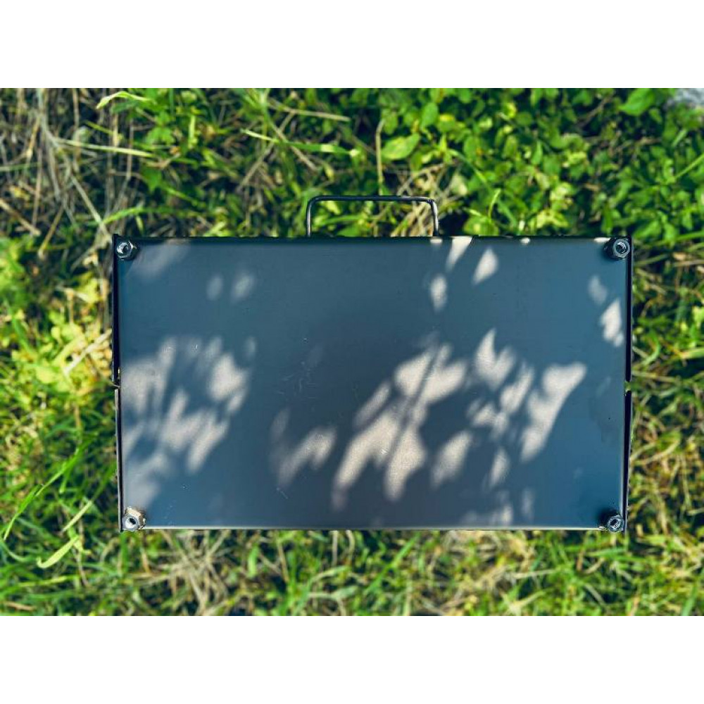 Мангал-чемодан 2 мм на 6 шампурів