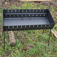Мангал-чемодан 3 мм на 12 шампурів