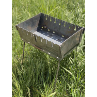 Мангал-чемодан 3 мм на 8 шампурів