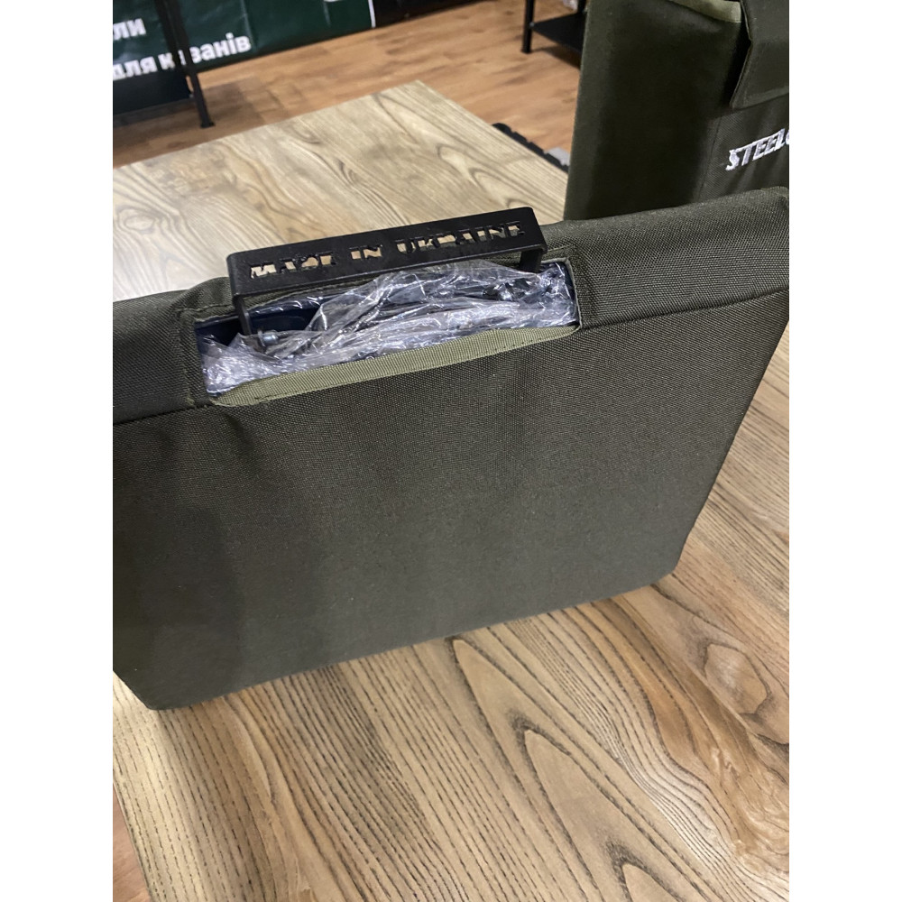 Мангал-чемодан Steelger 3 мм на 6 шампурів з подвійним дном 