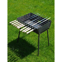 Мангал-чемодан на 10 шампуров