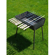 Мангал-чемодан на 10 шампурів