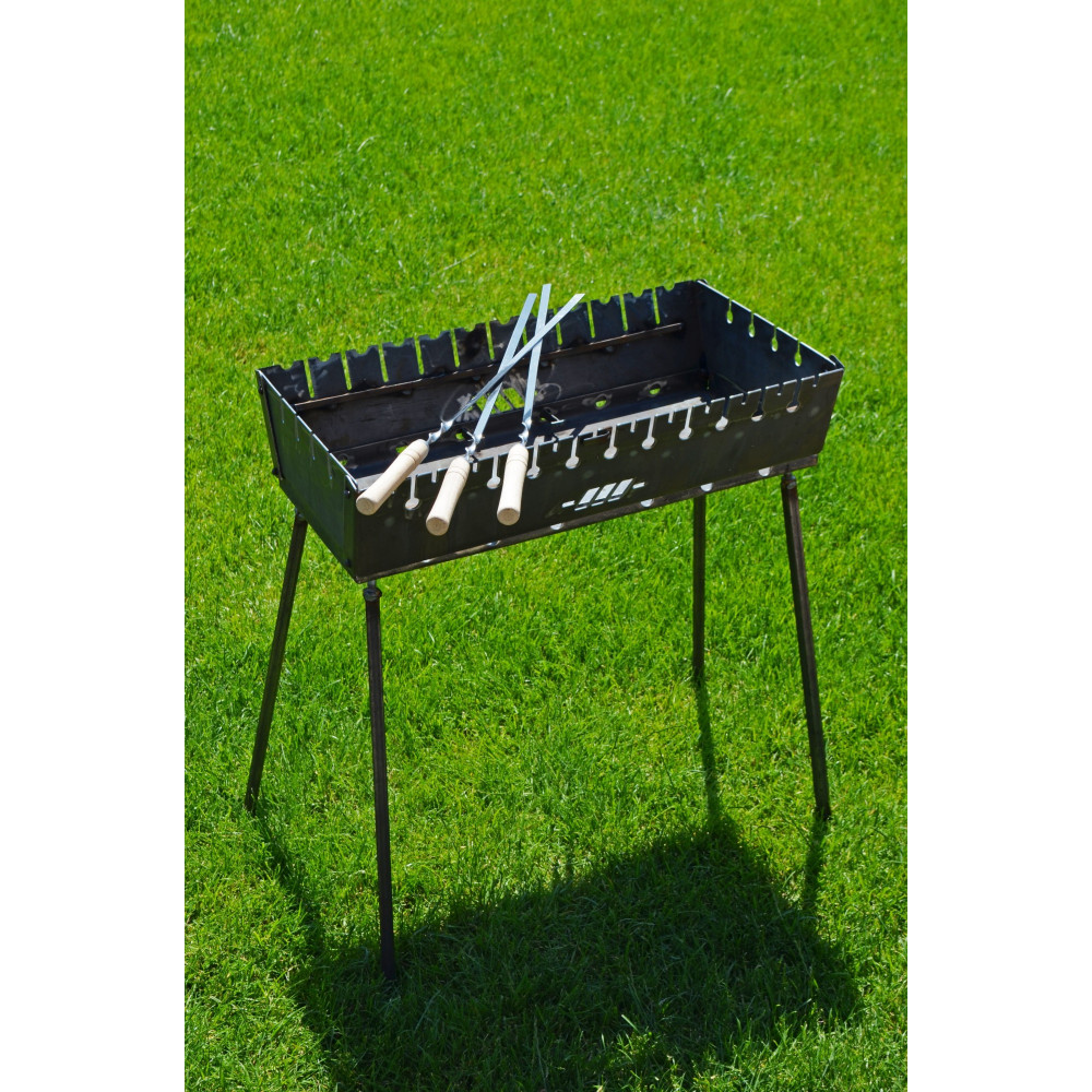 Мангал-чемодан на 12 шампурів