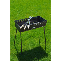 Мангал-чемодан на 12 шампуров