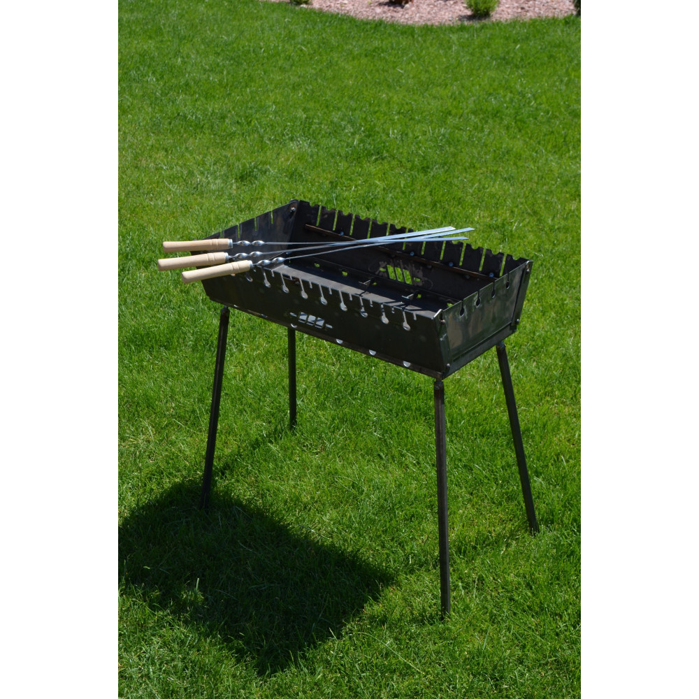 Мангал-чемодан на 12 шампурів