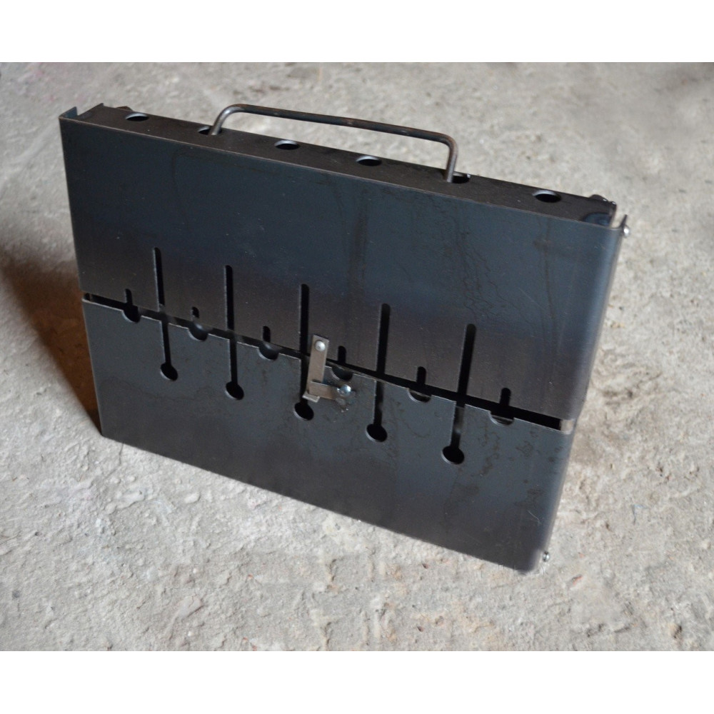 Мангал-чемодан на 6 шампурів