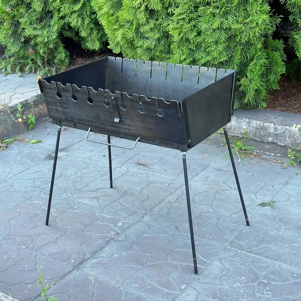 Мангал-чемодан на 8 шамупрів 2 мм