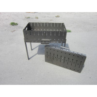 Мангал-чемодан розбірний на 10 шампурів