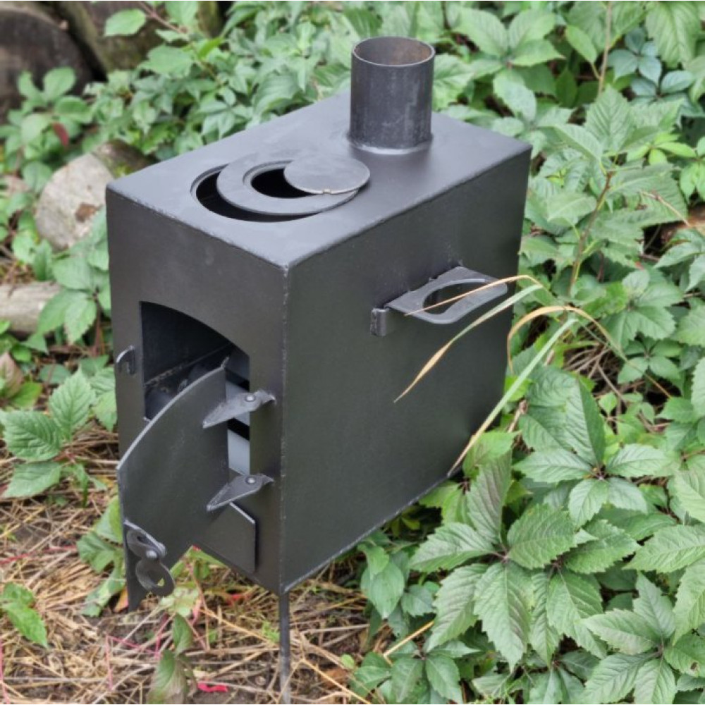 Мини буржуйка 3 мм для дома, дачи, гаража