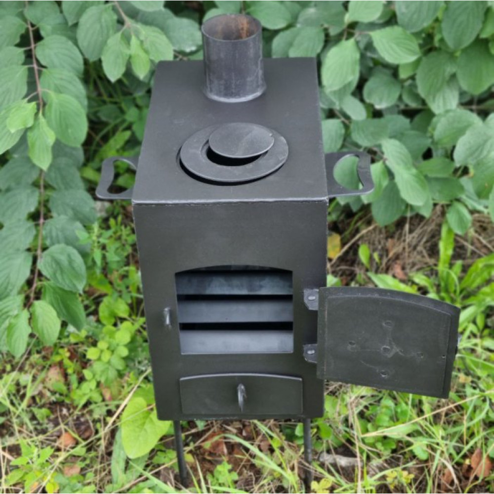 Мини буржуйка 3 мм для дома, дачи, гаража