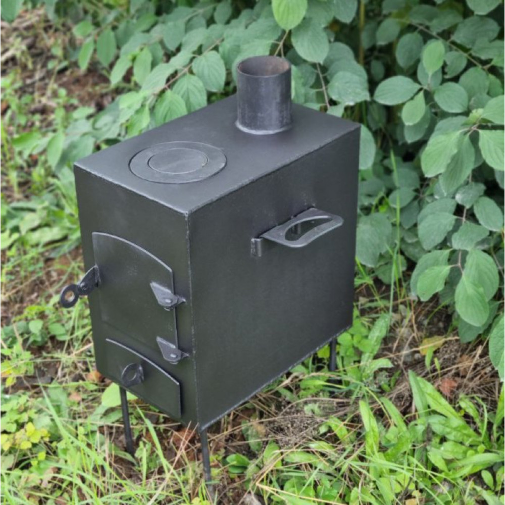 Мини буржуйка 3 мм для дома, дачи, гаража