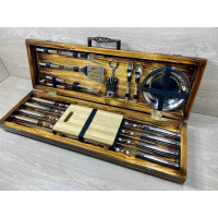 Набір шампурів подарунковий BBQ Silver (7807)