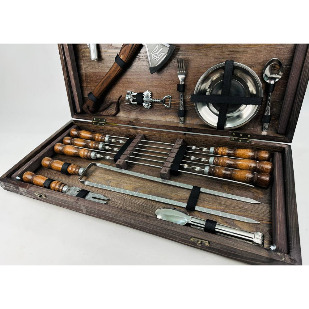 Набір шампурів Кизляр в кейсі-столику (7502)