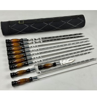 Набір шампурів Преміум у тубусі