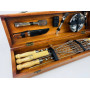 Набір шампурів у дерев'яному кейсі (7704)