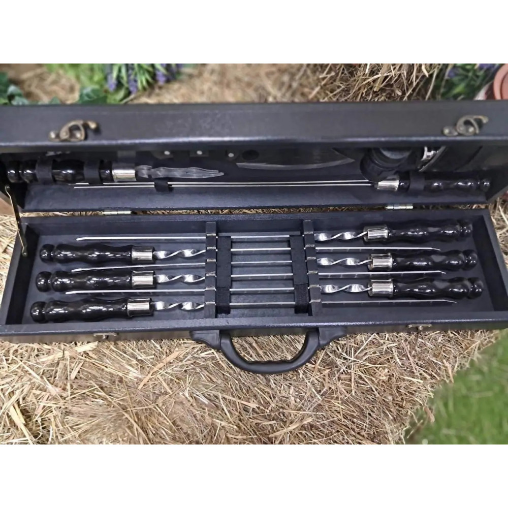 Набір шампурів у кейсі (L-203)