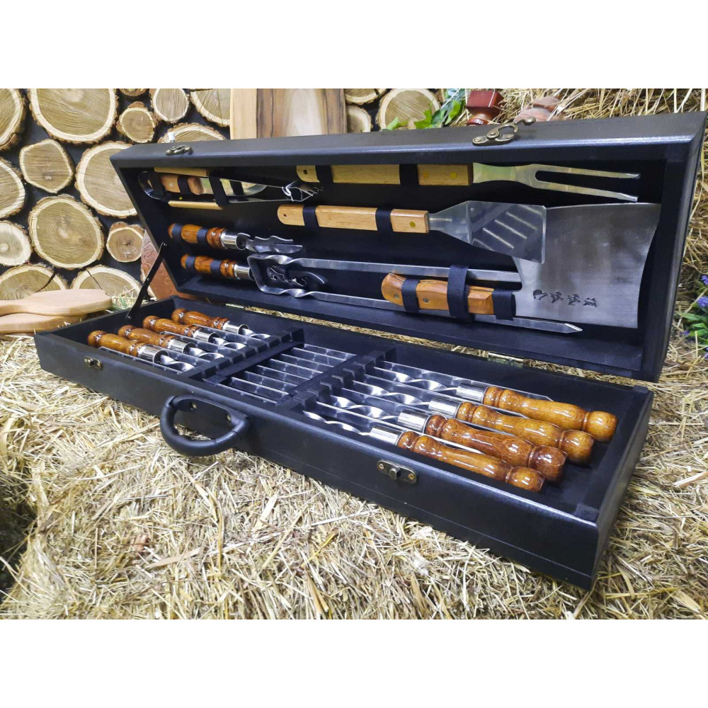 Набір шампурів у кейсі (L-205)