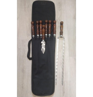 Набір шампурів у чохлі Кизляр