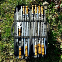 Набор шампуров на 6 – 12 шампуров в чехле